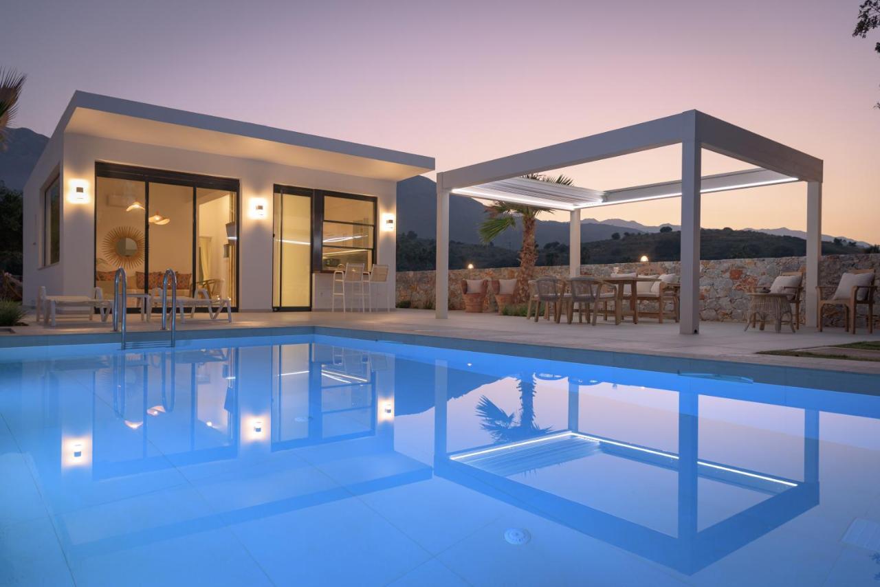 Pelagias Villa Lefka With Heated Pool Mathes Екстер'єр фото