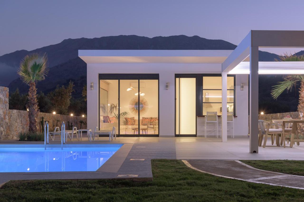 Pelagias Villa Lefka With Heated Pool Mathes Екстер'єр фото