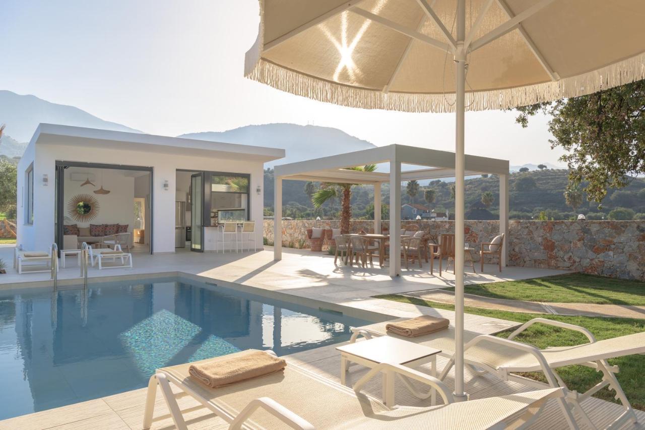 Pelagias Villa Lefka With Heated Pool Mathes Екстер'єр фото