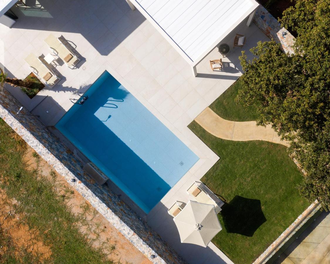 Pelagias Villa Lefka With Heated Pool Mathes Екстер'єр фото